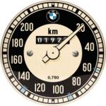 Nostalgic Art Germany Placă decor 35cm - BMW Tachometer (2698)
