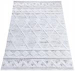  Szőnyeg 120x180 Boho Berber Hálószoba Nappali Bézs Krémszínű Kétszintes (dywan boho berber do salonu sypialni)