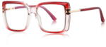 Vintage Rame de Ochelari Vintage Dama Bianka red transparent/gold protectie PC (PF2270 C4)