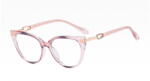 Vintage Rame de Ochelari Vintage Dama Vallery pink transparent/gold protectie PC (FDY82246 C3)