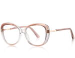 Vintage Rame de Ochelari Vintage Dama Iriss beige transparent/gold protectie PC (PF2265 C5)