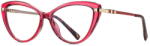 Vintage Rame de Ochelari Vintage Dama Bambi fuchsia transparent/gold protectie PC (2323 PF2111 C5)
