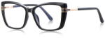 Vintage Rame de Ochelari Vintage Dama Anisia black/gold protectie PC (PF2273 C1)