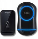 Spreest Vezeték Nélküli Kapucsengő Elemes Kapuhoz Vízálló Külső (Dzwonek bezprzewodowy Q188-BB 1T1R Czarny)