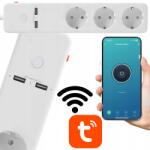 Tuya Tápkábel Hosszabbító Távvezérlés 5 Port 1, 3M Wifi Tuya (T-LD750)