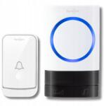 Spreest Vezeték Nélküli Kapucsengő Elemes Kapuhoz Vízálló Külső (Dzwonek bezprzewodowy Q189-WW 1T1R Biały)