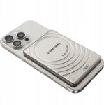 CubeNest Mágneses vezeték nélküli Magsafe SlimDual külső akkumulátor 5000 mAh titánium (S1B3D)