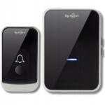 Spreest Vezeték Nélküli Kapucsengő Elemes Kapuhoz Vízálló Külső (Dzwonek Q193-BS Czarny 1R1T)