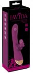 Javida 2 Function Mov szilikon vibrátor, vízálló, 22, 3 cm (30-10179-X-PINK)