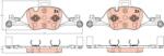 TRW set placute frana, frana disc TRW GDB2213 (GDB2213)