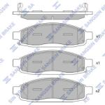HI-Q set placute frana, frana disc HI-Q SP1446 (SP1446)