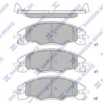 HI-Q set placute frana, frana disc HI-Q SP4321 (SP4321)