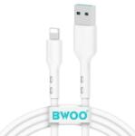 BWOO Cablu Date si Incarcare USB-A - Lightning BWOO X172L, 18W, 1m, Alb