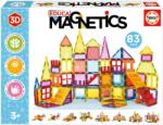 Educa Építőjáték 3D mágneses extra nagy Magnetics Building Tiles Educa 83 színes elem (20025)