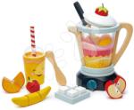 Tender Leaf Mixer din lemn Fruity Blender Tender Leaf Toys cu pahar, fructe și cuburi de gheață (TL8229) Bucatarie copii