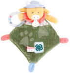 Doudou Văcuță de pluș cu zornăitoare Aneth the Cow In my Garden Rattle Doudou et Compagnie în ambalaj cadou 21 cm de la 0 luni (DC4321)