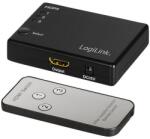 Logilink HDMI kapcsoló, 3x1 port, 1080p/60 Hz, HDCP, CEC, RC (HD0042) (HD0042) (HD0042)