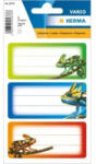 HERMA Herma: Gekkó mintás füzetcímke - 9 db-os - kreativjatek