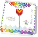 CreativaMente Creagami Kids-3D origami készlet, Szív (CRE841) - kreativjatek