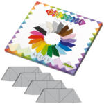 CreativaMente Creagami utántöltő 3D origami készlethez, szürke (CRE854) - kreativjatek