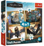 Trefl Trefl: Így neveld a sárkányodat 4 az 1-ben puzzle - 35, 48, 54, 70 darabos - kreativjatek