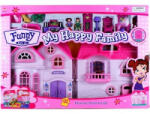 RTS Funny műanyag babaház kiegészítőkkel - rózsaszín (97604)