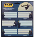 Ninjas in the Dark: Füzetcímke - 3 x 6 db-os