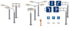 SIKU World jelzõtábla és lámpa készlet - 5594 (96278)