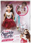  Sparlke girlz - Kutyasétáltató baba 2 kutyussal (30 cm baba) (75356)