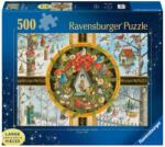 Ravensburger Puzzle 500 db - Karácsonyi énekesmadarak, prémium ünnepi puzzle (10-99 év)