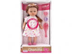 Dolls World Magyarul beszélő Charlotte, virágos ruhában (55504)