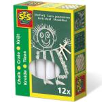 Ses táblakréta 12 darabos készlet - fehér (89118)