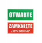 Maan Pvc tábla kétoldalas nyitott/zárt 135x300mm (2265)