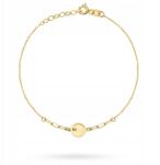 Lovrin Arany 585-ös karkötő, négylevelű lóhere, gyémántcsiszolt, 0, 93g (58717824)