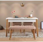 ASIR GROUP Étkezőgarnitúra(Kihúzható asztal, szék) (4 db) Santiago Fehér Atlantic-Stone (869VEL5254)