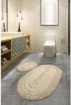 AG Fürdőszobaszőnyeg Szett (2 db) Macaroni - Bézs (359CHL1561)