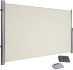 SONGMICS Oldalsó napellenző, kihúzható napellenző 200x350cm bézs (GSA205E) - tutihome