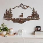 AG Fém fali dekoráció, Rusty Landscape 1 (891TNL3787)