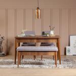 ASIR GROUP Étkezőgarnitúra(Kihúzható asztal, szék) (4 db) Vina 0701 - Soho, Dió (869VEL5140)