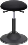 SONGMICS Magas munkaszék, 360°-ban forgatható bár/irodai szék, fekete (OSC01BK)