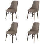 ASIR GROUP Étkezőszék szett (4 db) Pare - Cappuccino, Barna (240CHR1533)