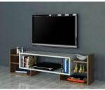 AG TV szekrény Sema - White, Walnut (745DCD3047)