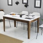 ASIR GROUP Étkező asztal Milan 514 - Walnut, White (845HCT1402)