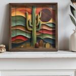 AG Fali Dekoráció keretezett MDF kép 856EVL1403 (856EVL1403)