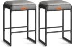 VASAGLE EKHO Bárszék 2 darabos szett, szürke (LBC086G01)