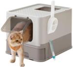 Feandrea Zárt macskaalom, macska toalett, szürke | FEANDREA (PPT001G01) - tutihome