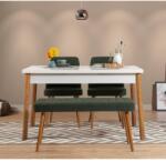 ASIR GROUP Étkezőgarnitúra (4 db) Costa Atlantic Fehér-Zöld (869VEL5241)