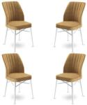 ASIR GROUP Étkezőszék szett (4 db) Flex - Cappuccino, Fehér (240CHR1427)