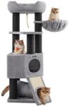 FEANDREA Kaparófa, nagyméretű macskafa kosárnyugóval és simogató barlanggal 141cm | FEANDREA (PCT02W)