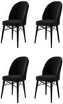 ASIR GROUP Étkezőszék szett (4 db) Ritim - Fekete (240CHR1460)